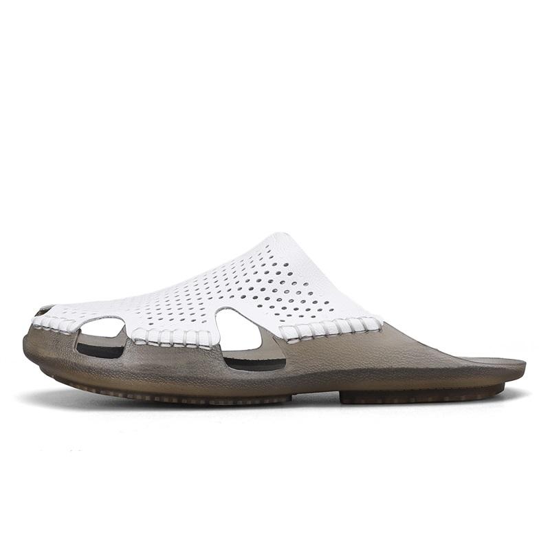 Men's Summer Comfort Shoes New Fashion Flip Flops Classic Hollow Out Slippers Casual Indoor Beach Footwear Zapatos Hombre