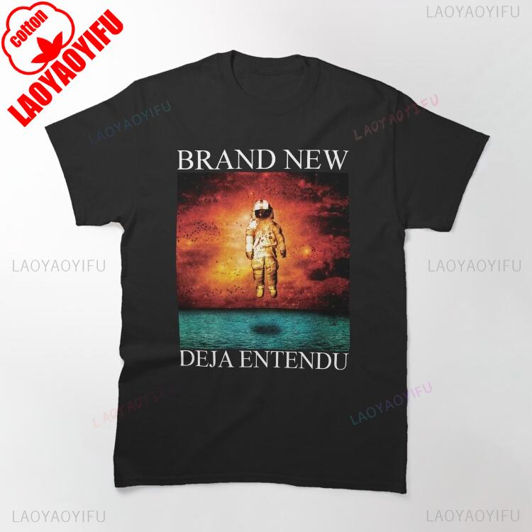 Brand New Deja Entendu Album Vintage Emo Punk Rock Graphic Tshirt Unisex Casual Short Sleeve Music Fan Gift