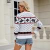 Women S Christmas Crew Neck Knit Sweater Loose Fit