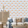 Wallpaper Smiling foxes among trees for living room and bedroom 50x1000