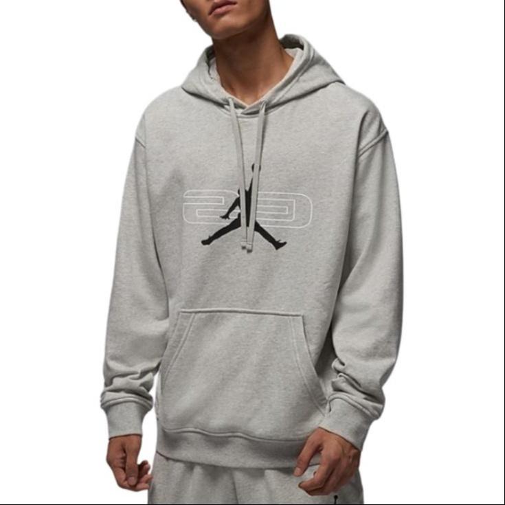 Air Jordan Sport Crossover Fleece Pullover Hoodie Grey Men s HQ8695-084 L