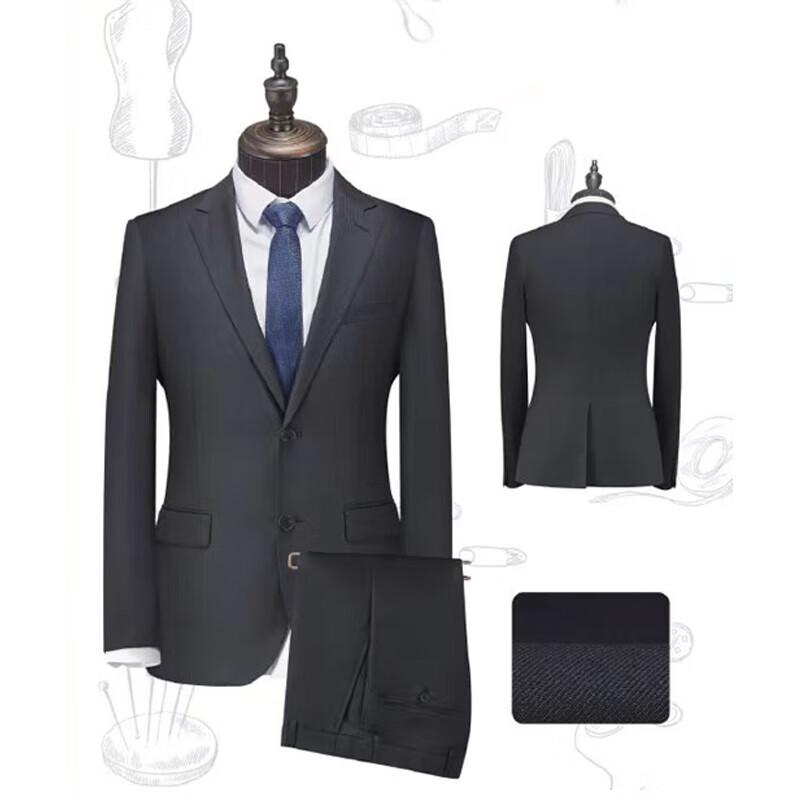 Мужской деловой костюм-тройка INJOYCPAL приталенного кроя