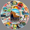 50 Graffiti Stickers Outdoor Travel California Decorative Suitcase Stickers
