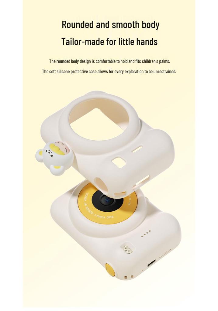GEEKPAPA A6 Kids' Digital Camera: Trendy Toy Design, High-Quality Pixels, Perfect for Students and As a Birthday Gift.