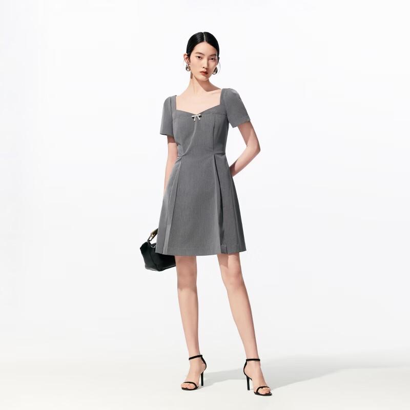 VEROMODA Women's Detachable Butterfly Sleeve A-Line Dress