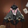 Genshin Impact Jahoda Cosplay Costume Uniform Cloak Hat Glasses Headwear Outfit Halloween Party for Women Girls Props