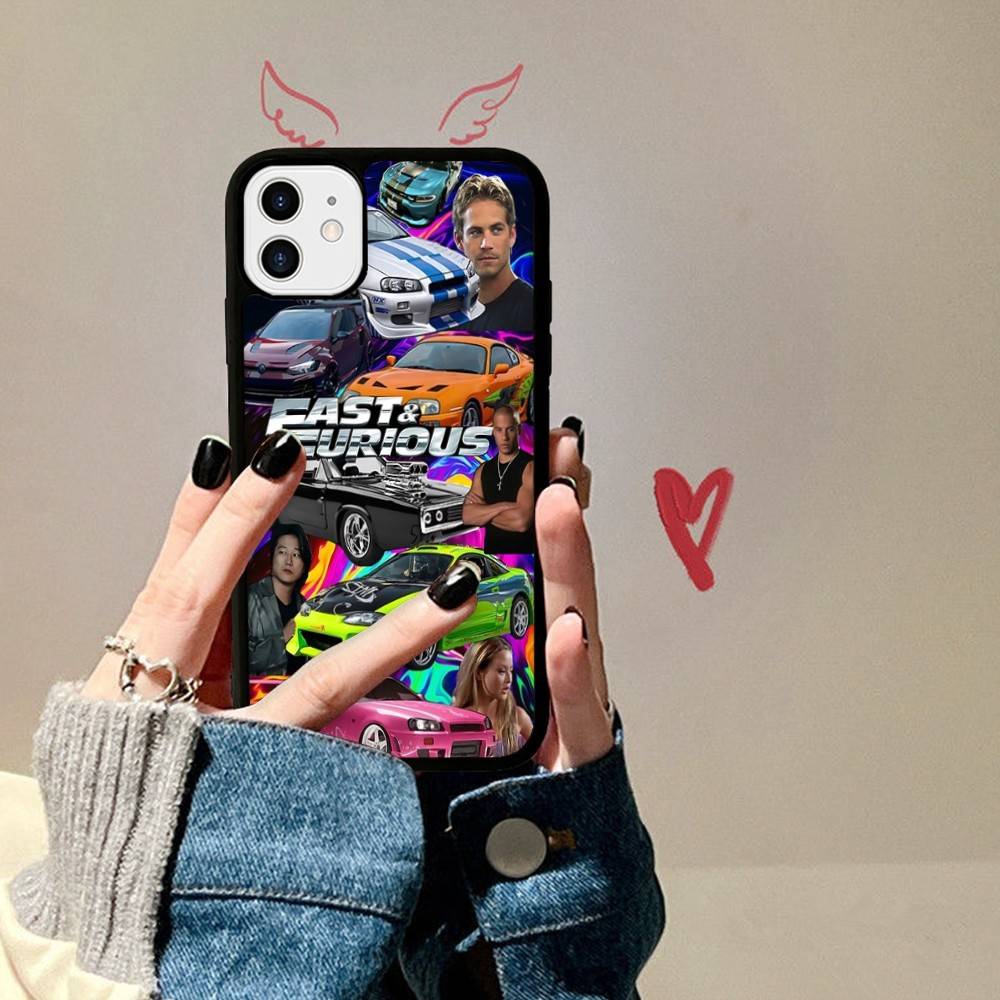 Action Movie Series Fast F-Furious PC+TPU Protective Phone Case For IPhone 17 16 Pro Max 15 Plus 14 13 12 11 Cover