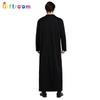 Halloween Costumes Western Party Prom Costumes Stage Show Men All Black Robe Godfather Cosplay Costumes