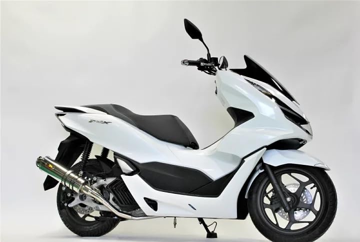 22Racing SUS PCX125 Motorcycle Exhaust System Realize Stainless Steel Silver Color Full Exhaust Parts Custom Replacement Aftermarket Part Instruction