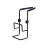 Sink Organizer Rack, Stainless Steel Faucet Holder, Dishwashing Basket, Kitchen Storage Black Double