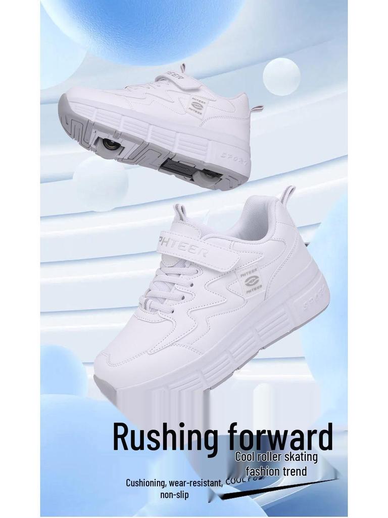 Doppel-/Einzelrad-Rollschuhe für Kinder und Erwachsene - Abnehmbare Räder