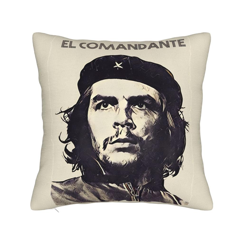 Che Guevara Argentine Marxist Revolutionary Pillowcases Retro Trendy Pillow Case For Living Room Bed Chair Soft Pillow Cover