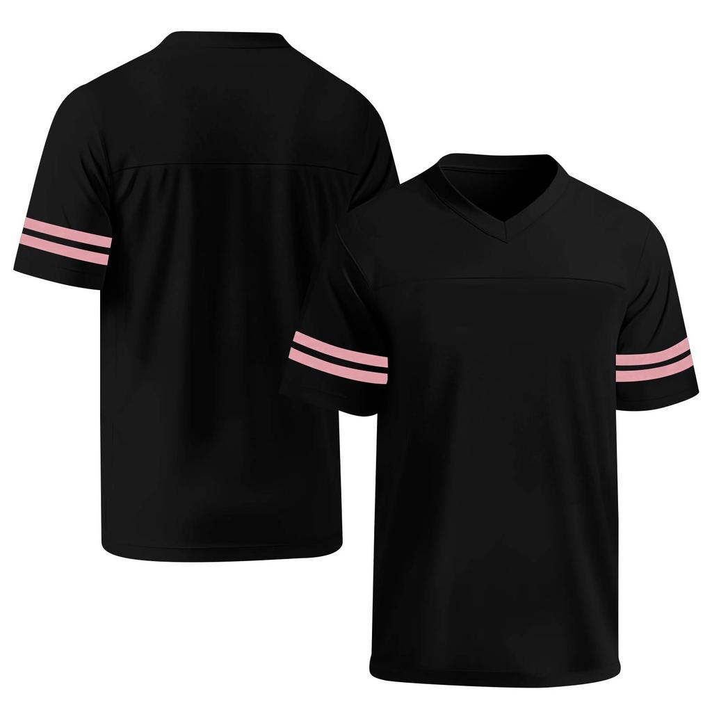 Plain Blank Football Jerseys For Women Unisex Athletic T-Shirts Practice Sports Uniforms Outfits