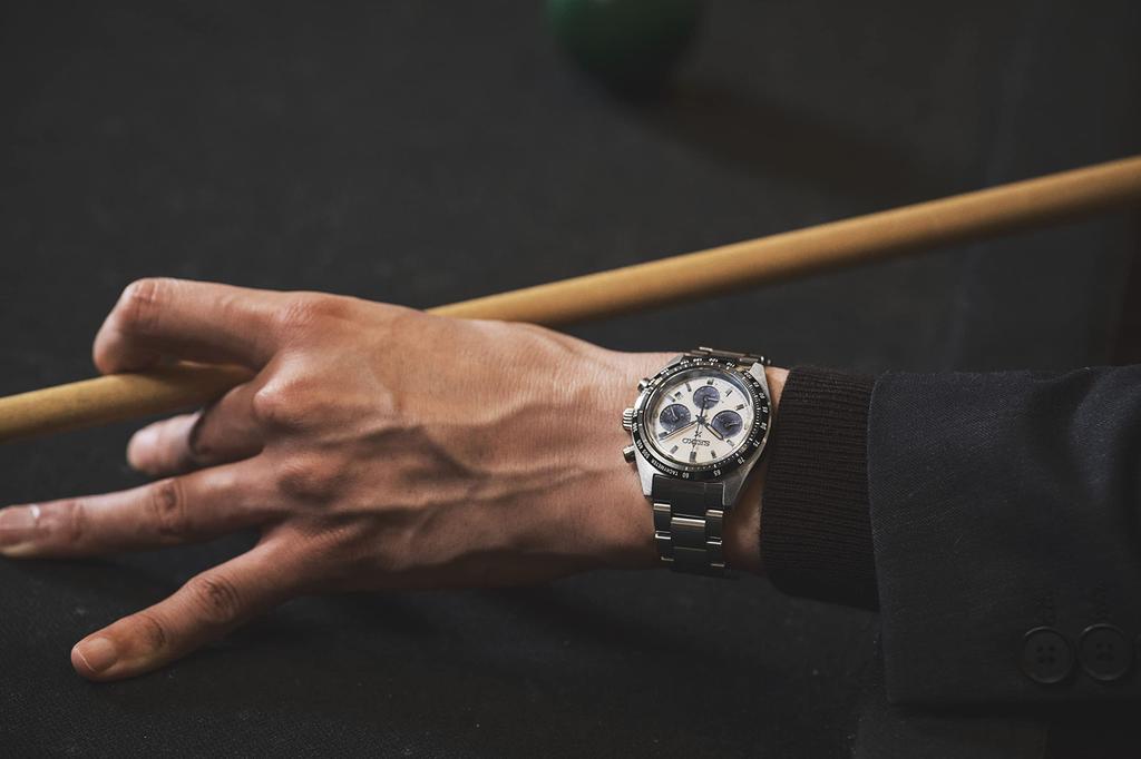 Seiko Watch Prospex SPEEDTIMER Solar Chronograph Watch SBDL085 Silver Men's