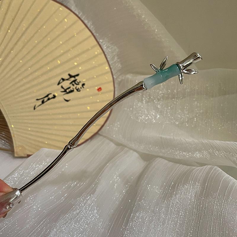 Traditional Sandalwood Hairpin for Chinese Cheongsam & Hanfu Updo