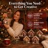 Wooden House Wooden House Craft Kit 3D House Handmade Ornaments Craft Kit Festival Season