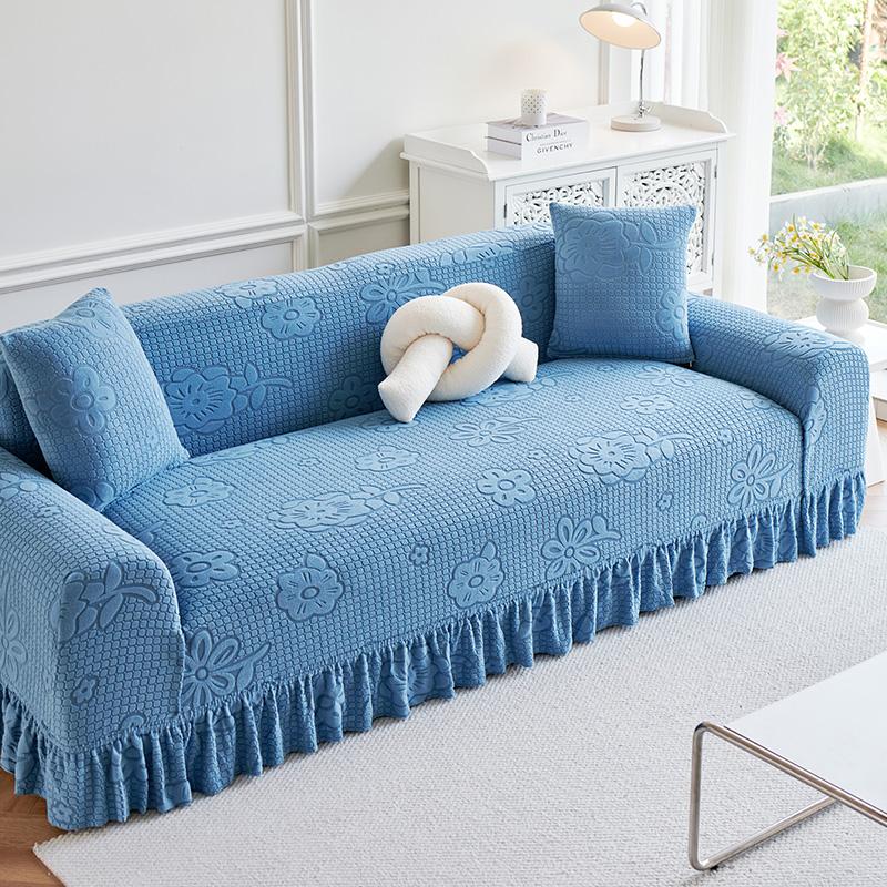 Sofa Cover All inclusive Universal Cover Elastic European Style Universal Old Fashioned Anti Cat Scratch Four Season Style