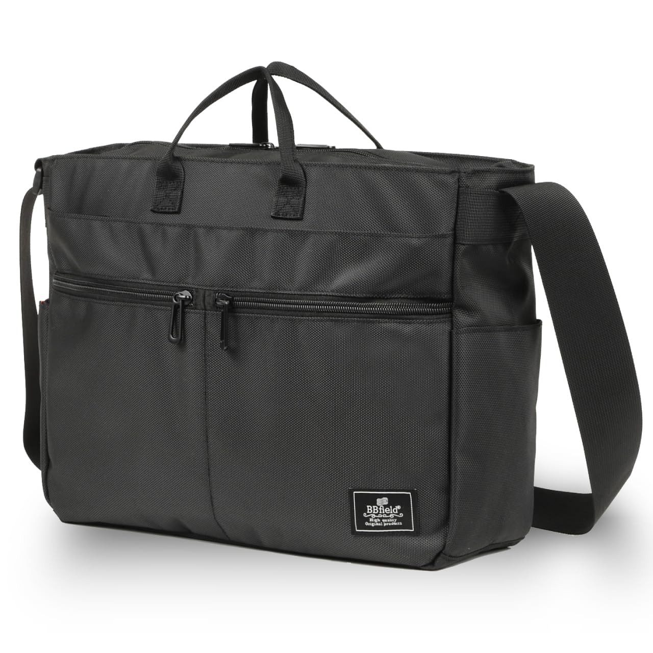 

BB Field Men s Business Bag, Lightweight, Large Capacity, A4 Size, Water-Repellent, Unisex, Ideal for Job Hunting, BM2301 (Black)