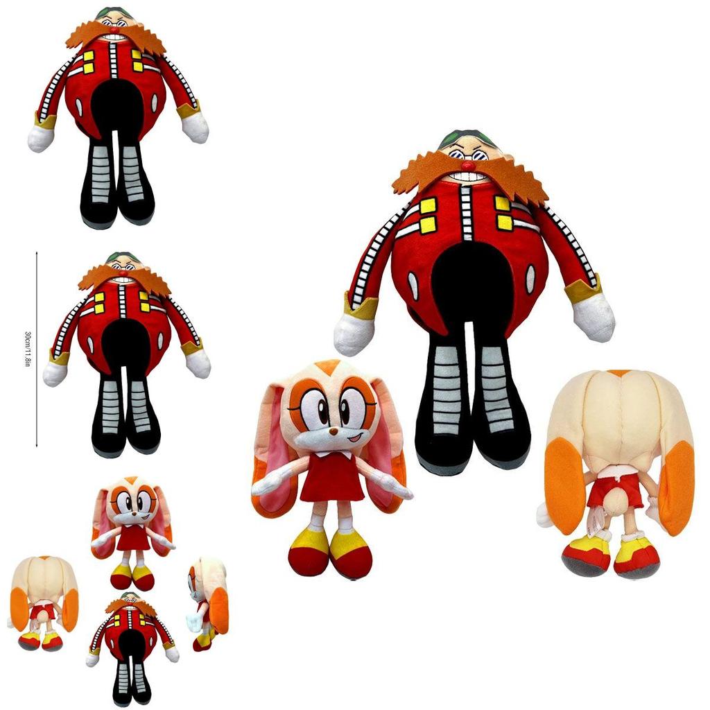 Peluche di Sonic The Hedgehog Bambola Morbida Adorabile Regalo di Natale Ideale per Bambini