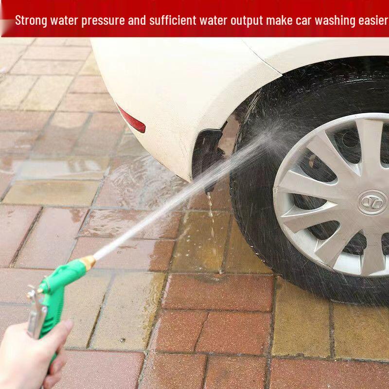 High-Pressure Water Gun Set: Anti-Freeze, Explosion-Proof Hose for Car Washing & Flower Watering