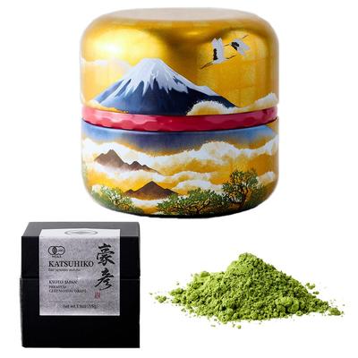 KATSUHIKO Organic Japanese Matcha [Premium Ceremony Grade] Carefully Selected by 20th Generation Kyoto Tea Master Mr. Hatakeyama, Founded In 1751,