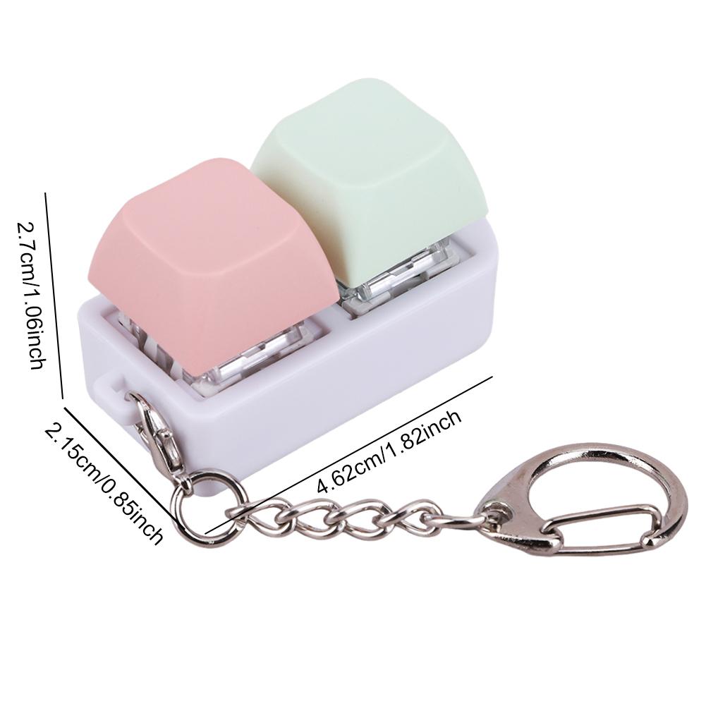 

Кнопка Клавиша Брелок-фиджет 4 клавиши Клавиатура Игрушки для снятия стресса DIY Брелок для клавиатуры Игрушки для взрослых Подарки для снятия стресса Занять время