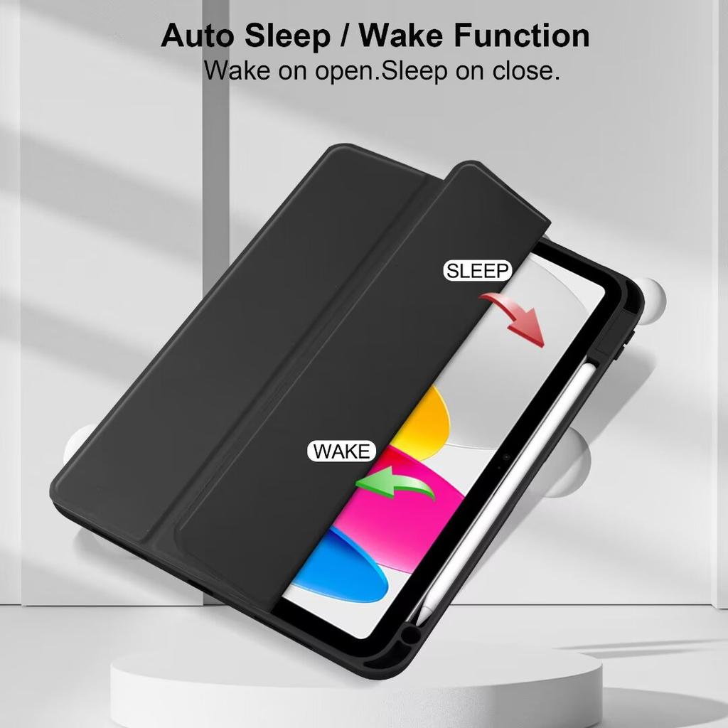 Cover Case for iPad 5 6 9.7 10.2 9th 8th 7th 10 10th Generation Pro 11 12.9 Pencil Holder Funda for iPad Mini 6 5 4 10.9