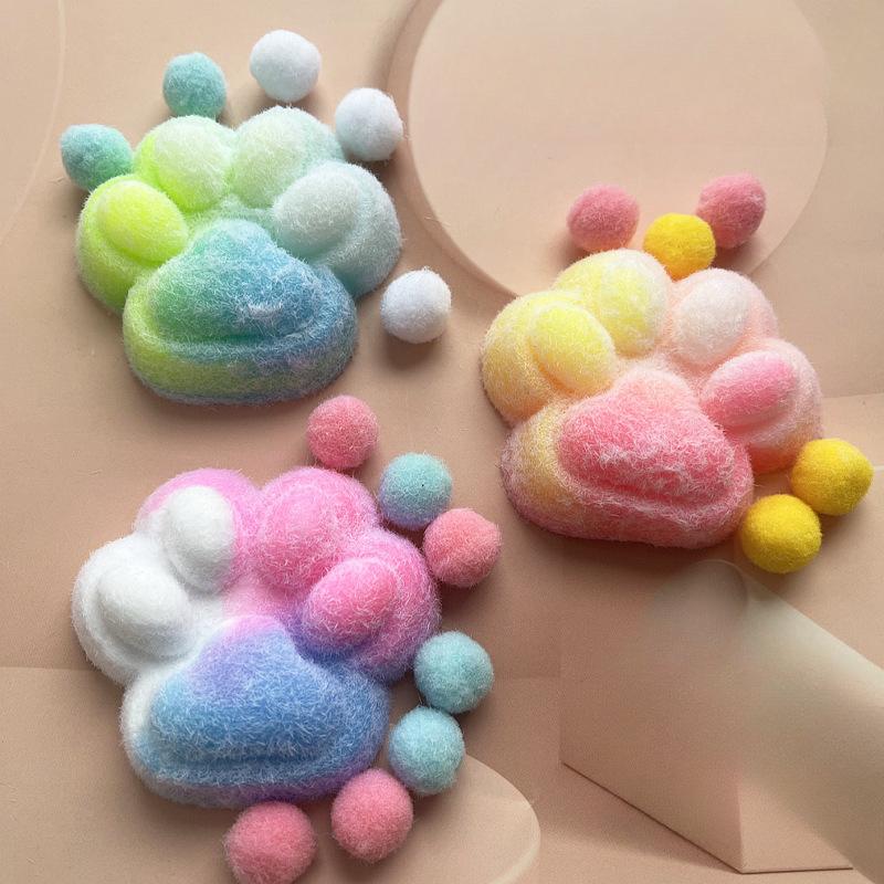 Süßes Quetsch-Katzenpfoten-Spielzeug Kawaii Blendende Katzenpfote Dekompressionsspielzeug Stressabbau Entspannungsspielzeug Kleines Party-/Geburtstagsgeschenk