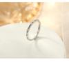 Banyan Tree S925 Silver Open Buckle Ring with English Letter Design for Women