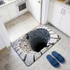 Non-slip Optical Illusion Doormat 3D Flat Bedroom Door Rug Creativity Bathroom Carpet  Home Decor