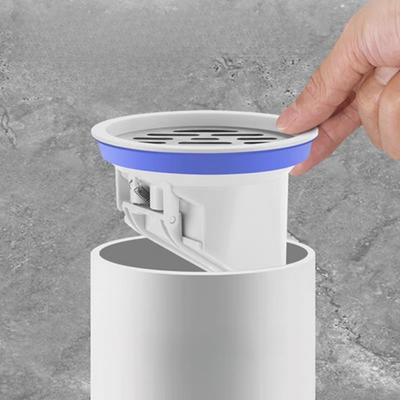 Automatic Closing Toilet Flange Ring Anti Leak Seal Odor Resistant Floor Outlet Spill Proof Shower Drain Bathroom Accessories