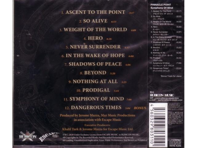[CD] Symphony Of Mind with Bonus Track Nomal Edition PINNACLE POINT RBNCD-1311