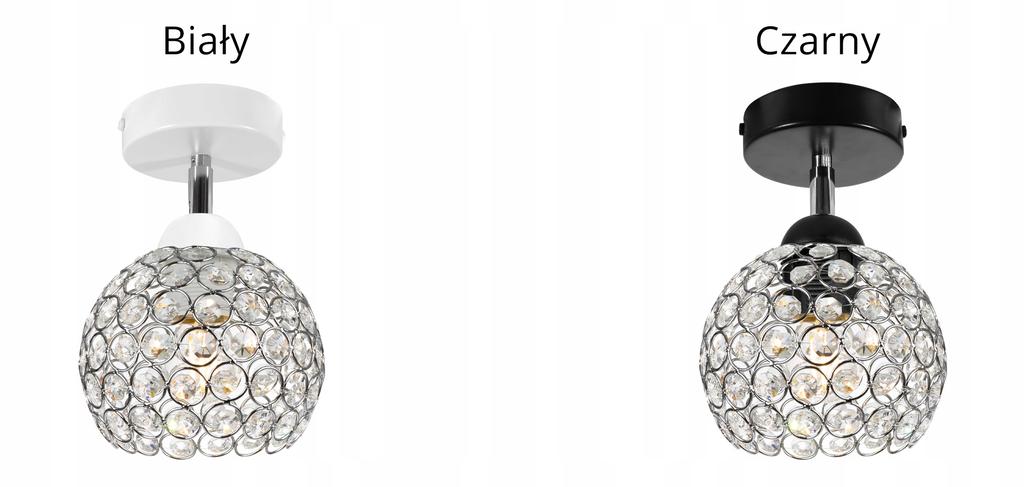 LOFT CEILING LAMP, CRYSTAL BALL, CHROME, LED