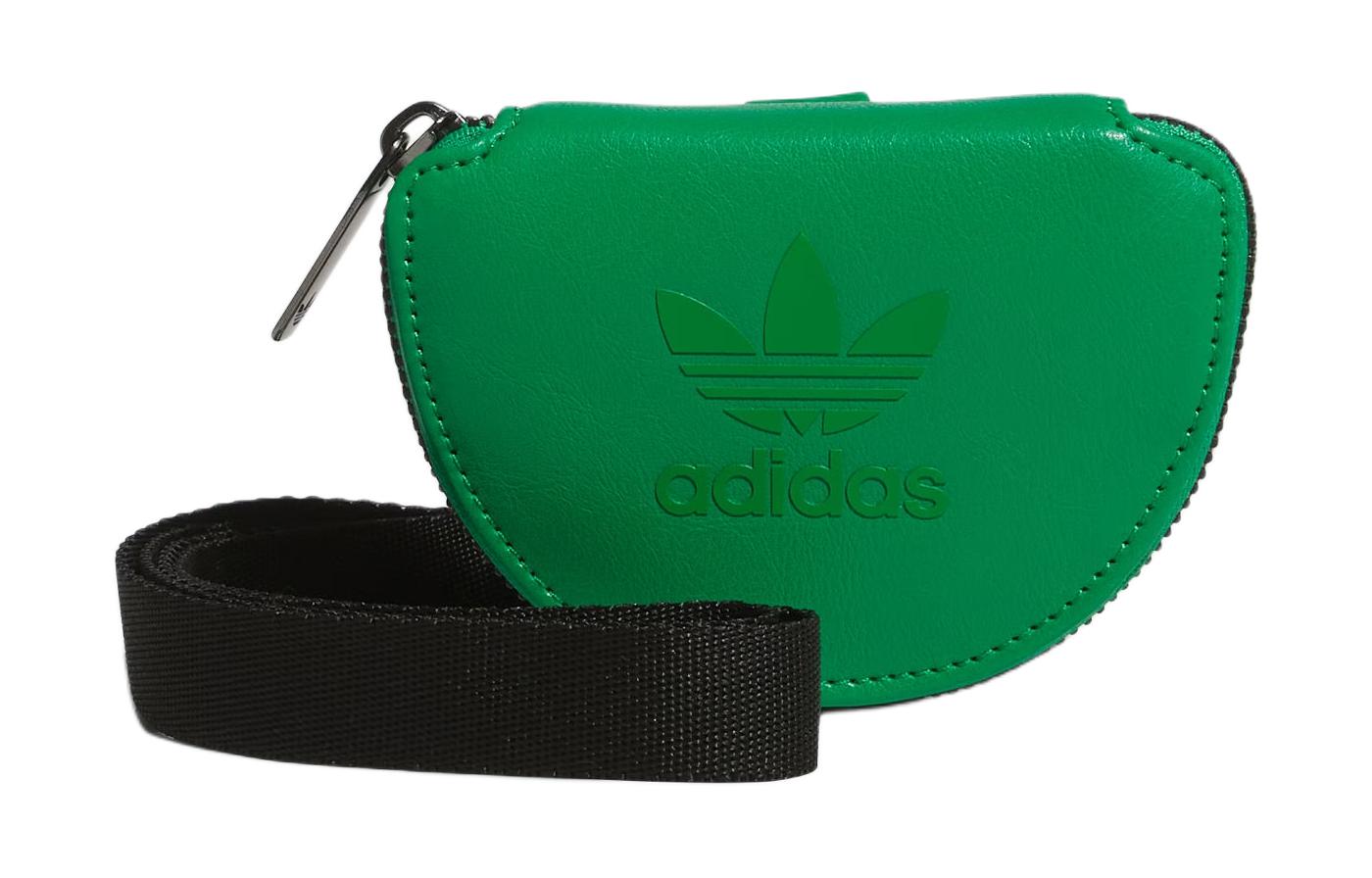 Adidas Originals Polyurethane Coin Purse Small Unisex Rhine Green JJ2072 Small