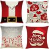 Throw Pillow Covers Christmas Decorative Couch Pillow Cases  Square Cushion Covers for Sofa Couch Bed Car