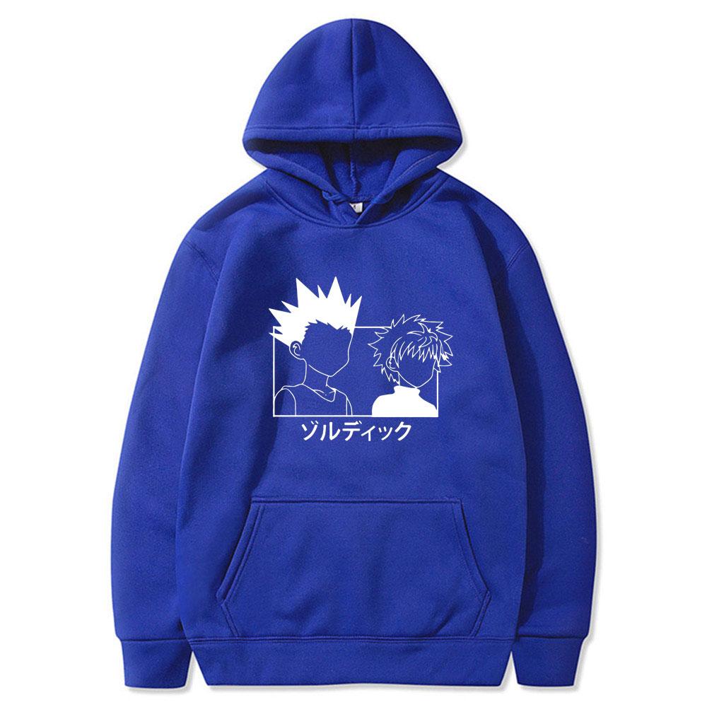 Hunter X Hunter Anime japonez amuzant Killua Eyes Killua Hanorace stil Hanorace Streetwear pentru femei/bărbați Hanorac supradimensionat