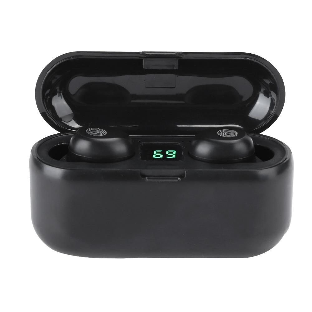 F9 Touch LED Digital Display Bluetooth 5.1 Earphone Binaural True Wireless Battery