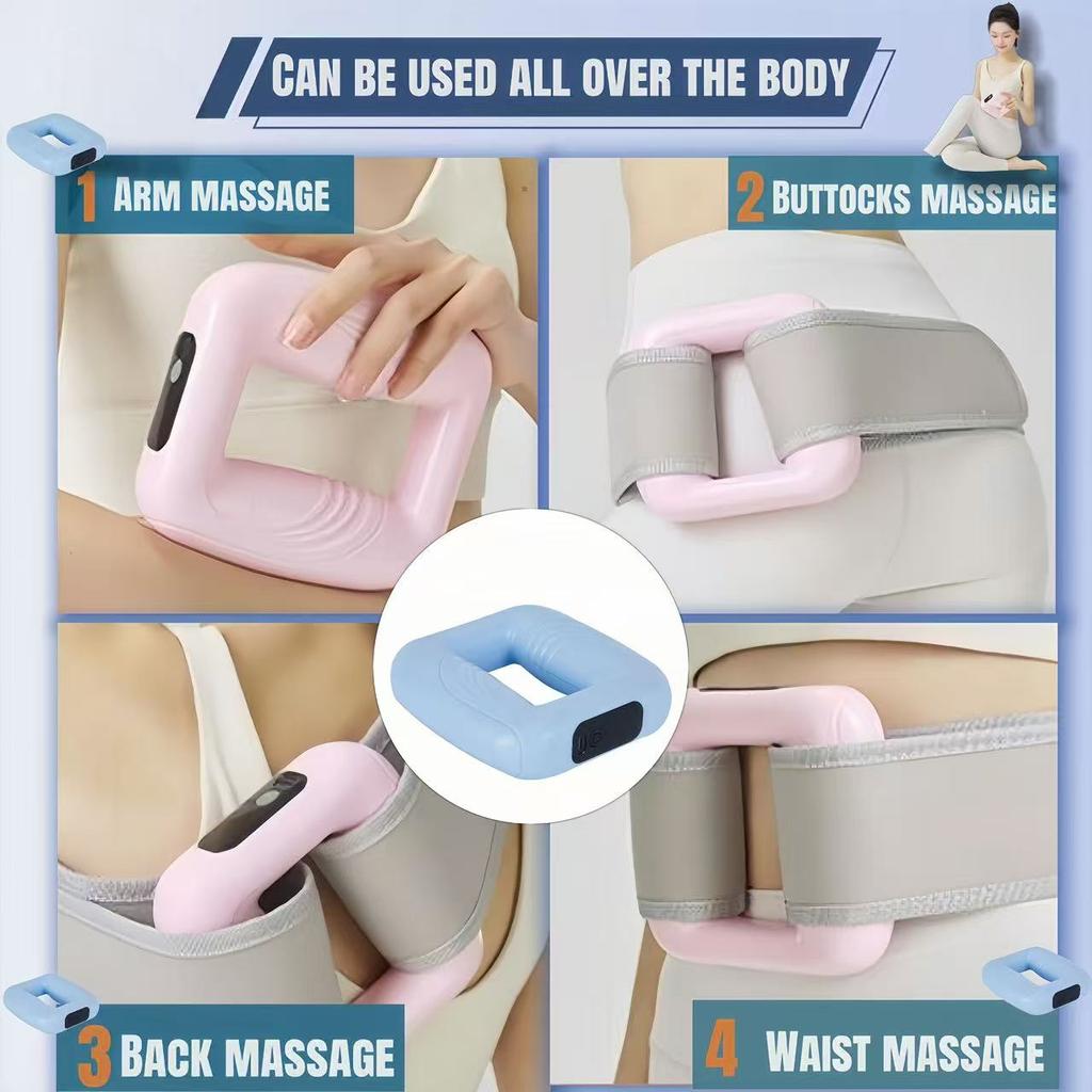 Elektrischer Körper-Faszienring Fitness-Massagegerät Vibrations-Formgeber für Bauch, Bauch und Taille Tiefengewebemassage