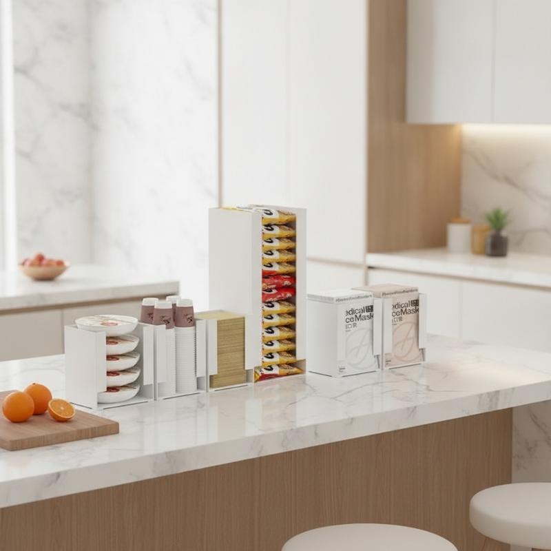 Scatola Multifunzione per Ramen Istantanei Organizer da Cucina per Tazze di Ramen Perfetta per l'Organizzazione della Dispensa Conservazione Alimentare