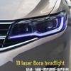 19-21 Bora Headlight Upgrade: Blue LED DRL Bi-Beam Lens Assembly