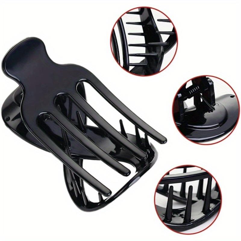 Haarklammer mit mattiertem Leopardenmuster, einfache, langlebige Haarspange in Form einer Acht in Form eines Entenschnabels für Frauen, Haarnadel für Pferdeschwanz