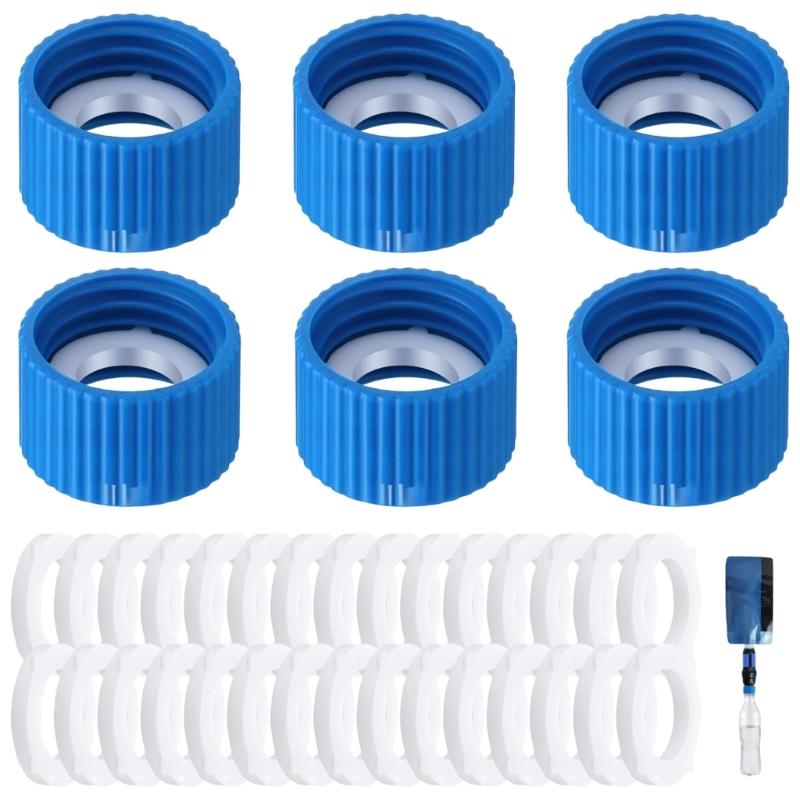 Leak Resistant Water Purifiers Connection Silicones Couplers Spare Washers Threads Bottle Camping Essential
