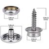Lightweight Stainless Steel Marine Screw Fastener Stainless Steel Screw Button