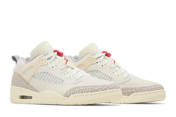 Men's Sneakers Jordan Spizike Low Coconut Milk Sail/University Red/Coconut Milk/Sandstone/Smoke Grey