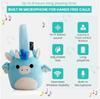 Lazerbuilt Squishmallows Plush Bluetooth Headphones Tatiana Blue