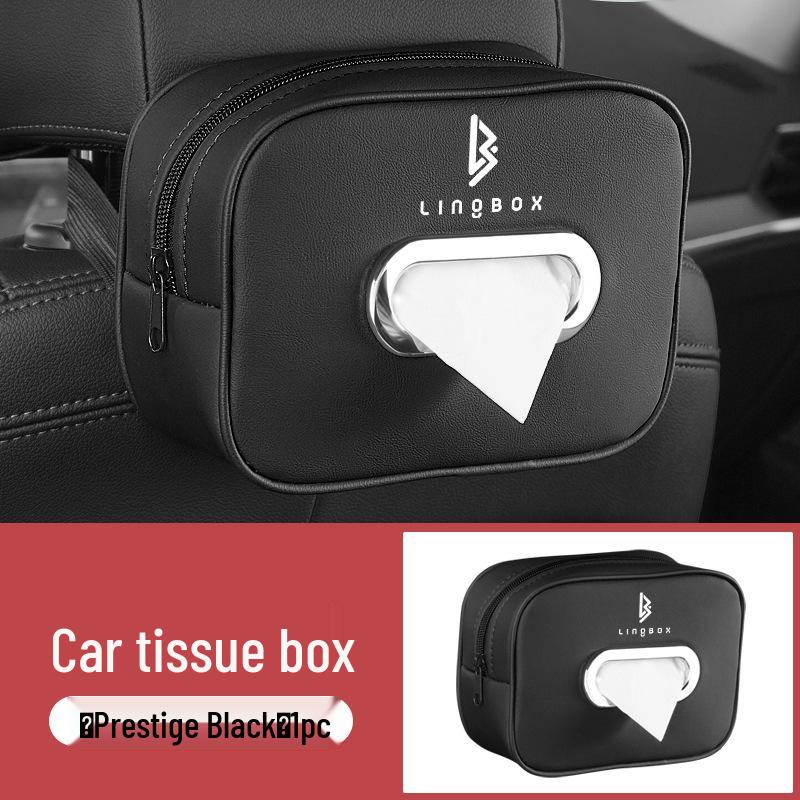 High-End Coco Uni Car Center Console Armrest Tissue Box Pouch