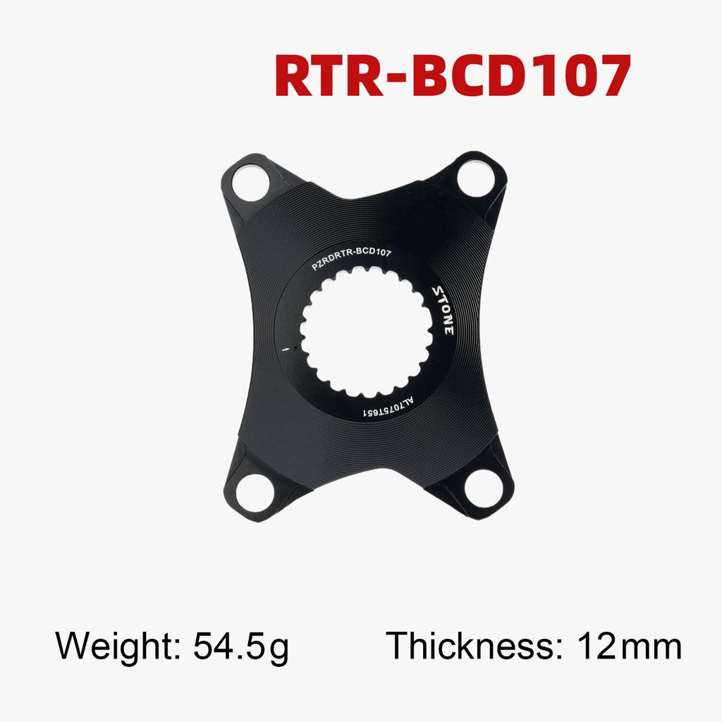 STONE 107BCD Chainring Spider Adapter Compatible for SRAM FORCE RIVAL AXS Flattop for ROTOR ALDHU for EASTON EC90 8 Bolt 3 Bolt
