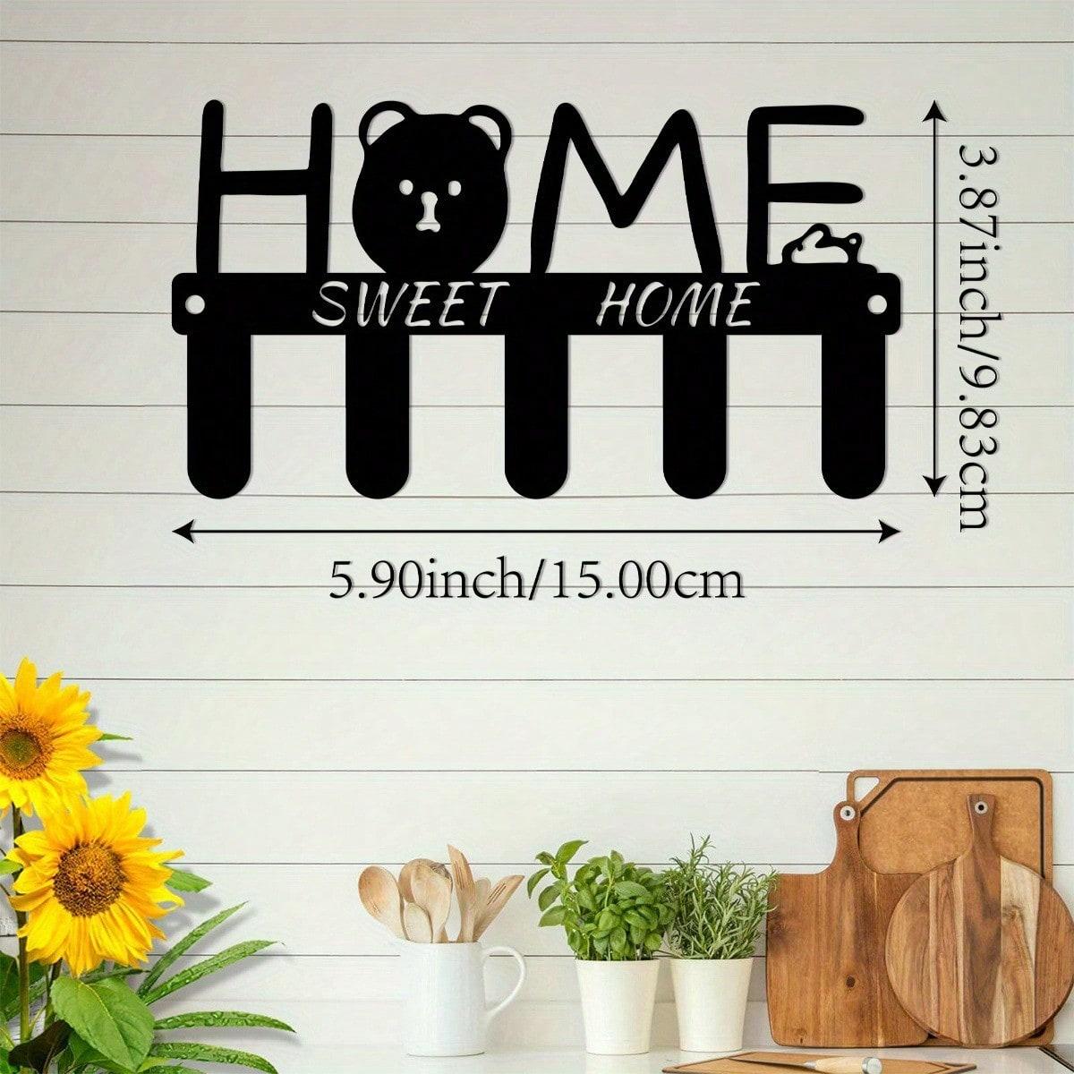 

Metal Wall Art Decor Simple Modern Foyer Living Room Birthday Gift Home 15x10