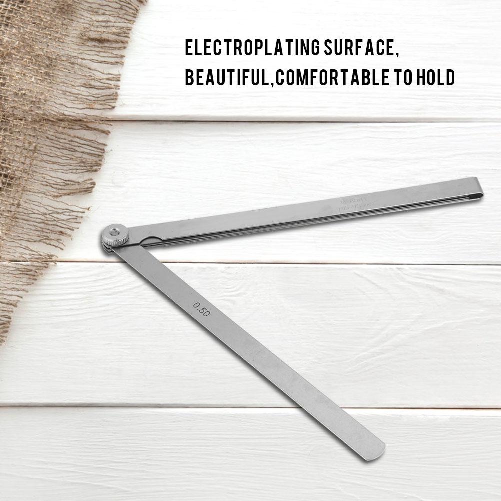 200mm Stainless Steel Feeler Gauge Ruler Welding Inspection Tool