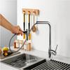 50cm/60cm/85cm F1/2 M15*1 Nylon Braided Flexible Water Hose for Kitchen Pull Out Faucet Hose Spinning Tube Black Gray Plumbing(50cm Gray)